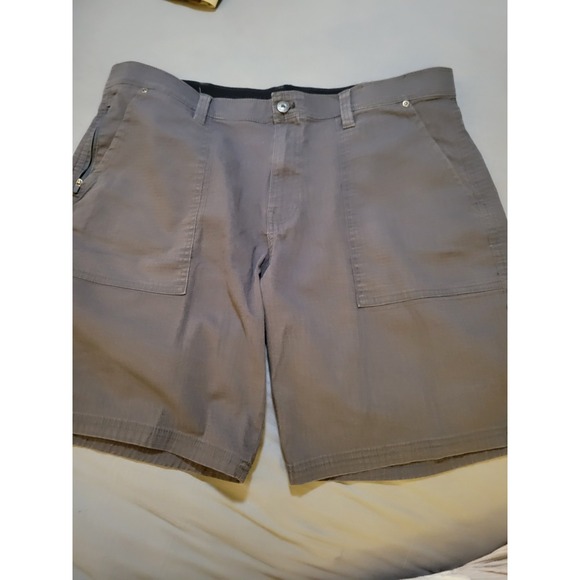 Weatherproof Other - Weatherproof Ripstop Shorts Men's 38 Dark Gray Flat Front Cotton Blend